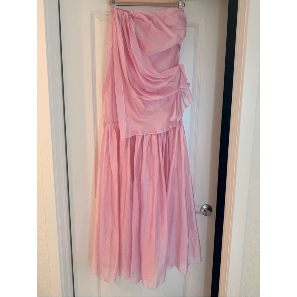 Revolve The Garment Gillian gown Strapless Pink Maxi Dress, US4/UK8 - Picture 12 of 14